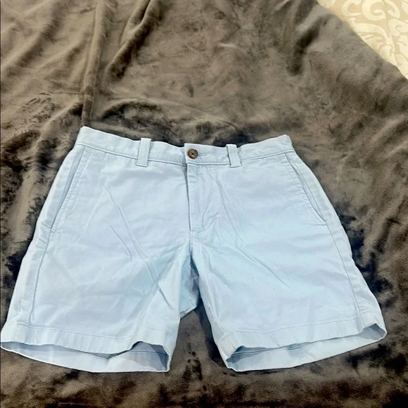 Light Blue Men's Shorts - Picture 1 of 9
